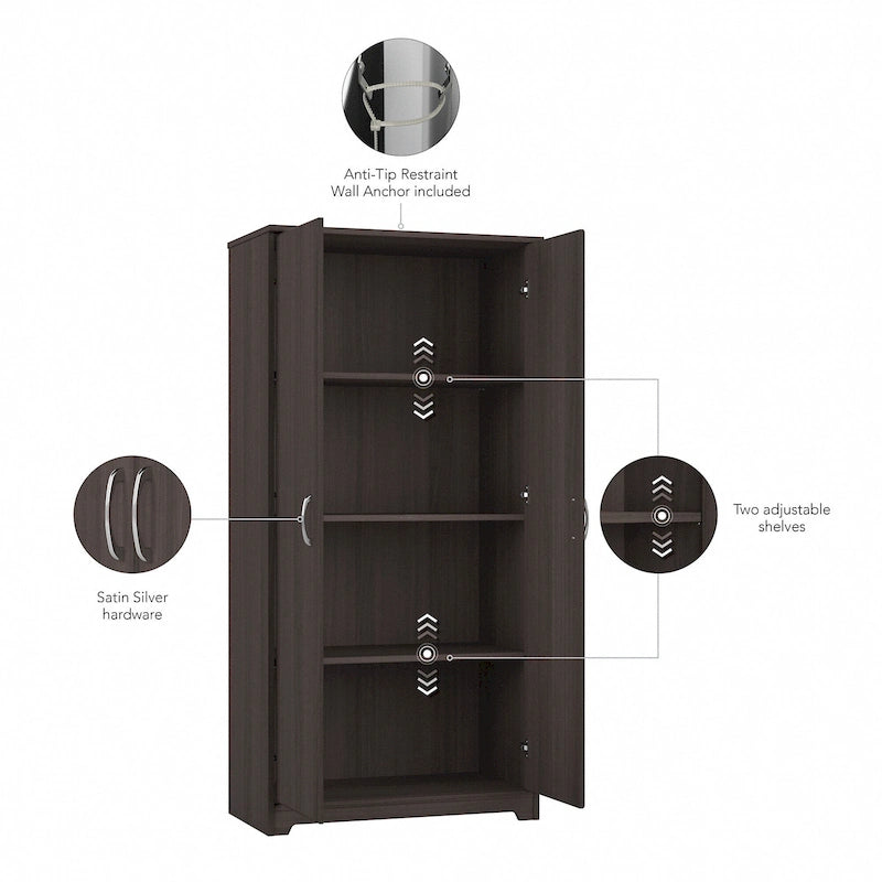 Meuble de rangement haut Cabot avec portes