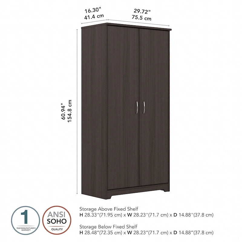Meuble de rangement haut Cabot avec portes