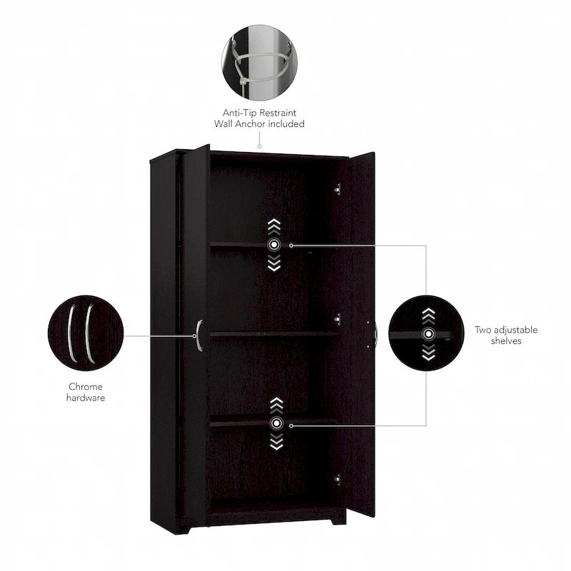 Meuble de rangement haut Cabot avec portes