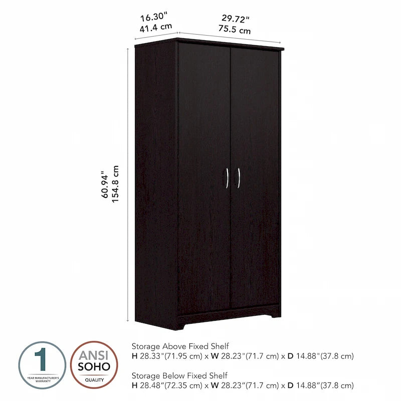 Meuble de rangement haut Cabot avec portes
