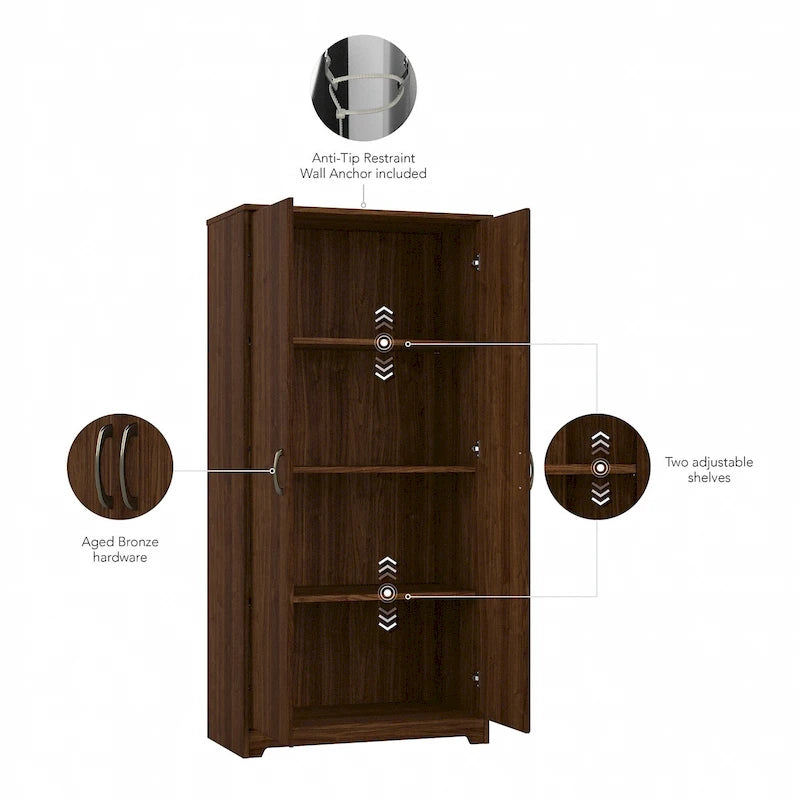 Meuble de rangement haut Cabot avec portes