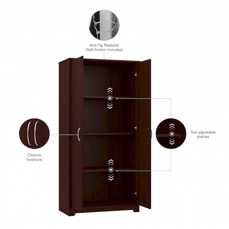 Meuble de rangement haut Cabot avec portes