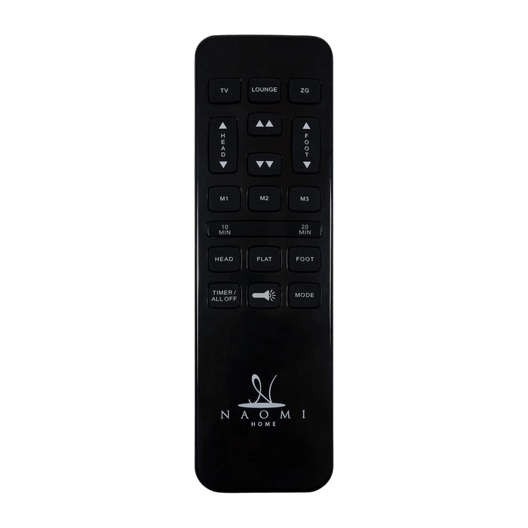 Sommier réglable anti-douleur, électrique avec massage de tête et de pieds inclinable à 3 vitesses, télécommande sans fil, chargeur ports USB