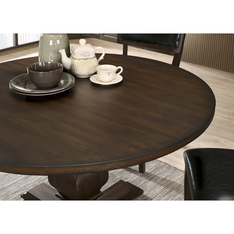 Table à manger ronde sur pied Havre - S.O.