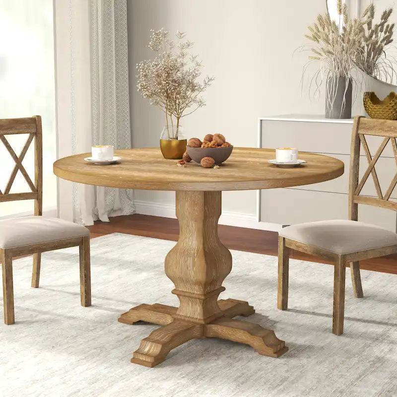 Table à manger ronde sur pied Havre - S.O.