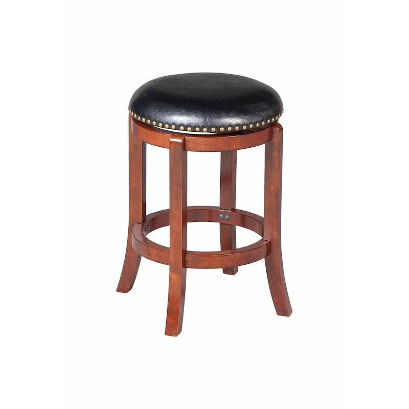 Tabouret de bar pivotant noir hauteur comptoir