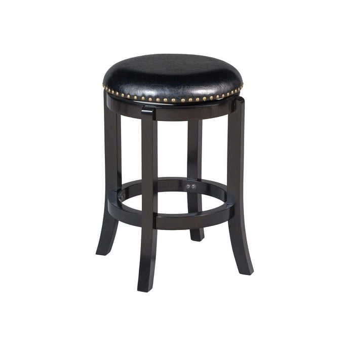 Tabouret de bar pivotant noir hauteur comptoir
