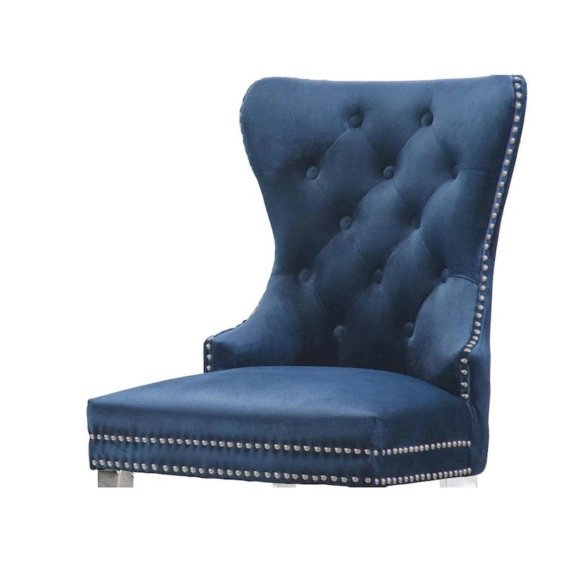 Chaises de salle à manger capitonnées (lot de 2)