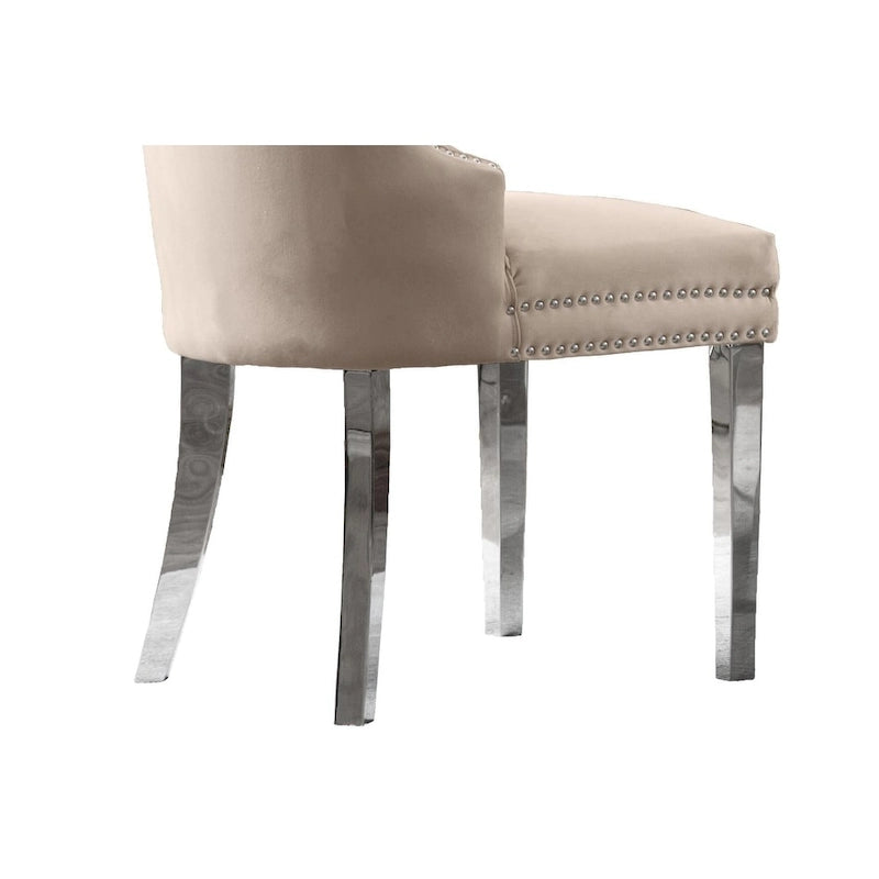 Chaises de salle à manger capitonnées (lot de 2)