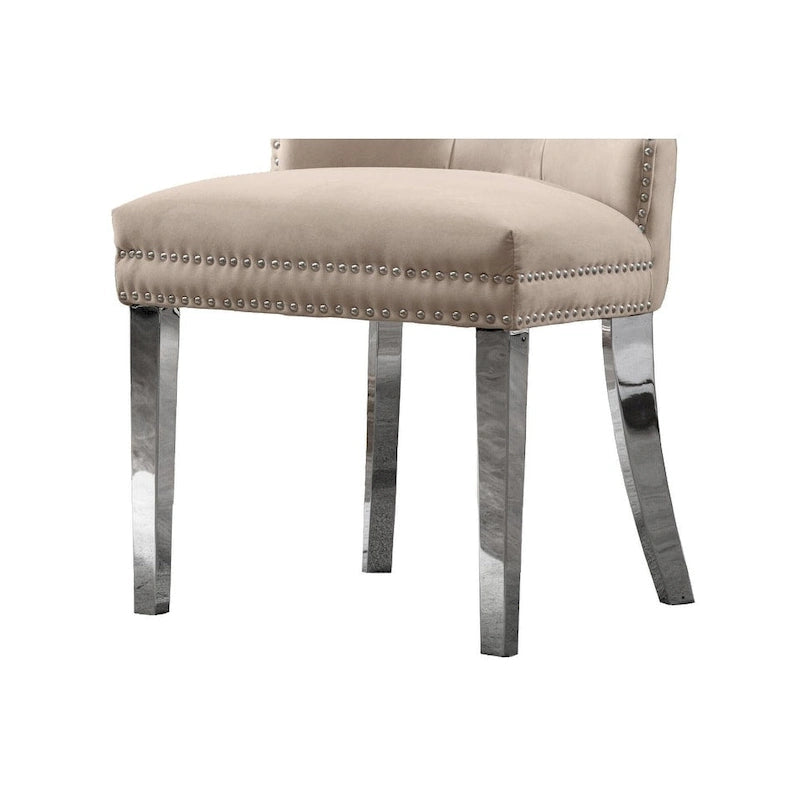 Chaises de salle à manger capitonnées (lot de 2)