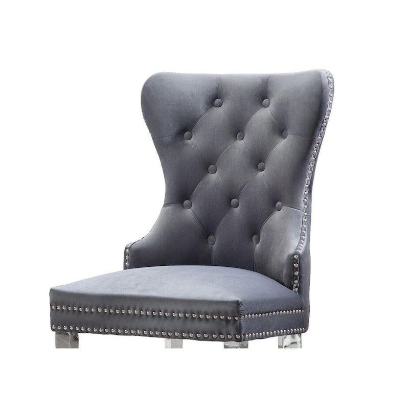 Chaises de salle à manger capitonnées (lot de 2)