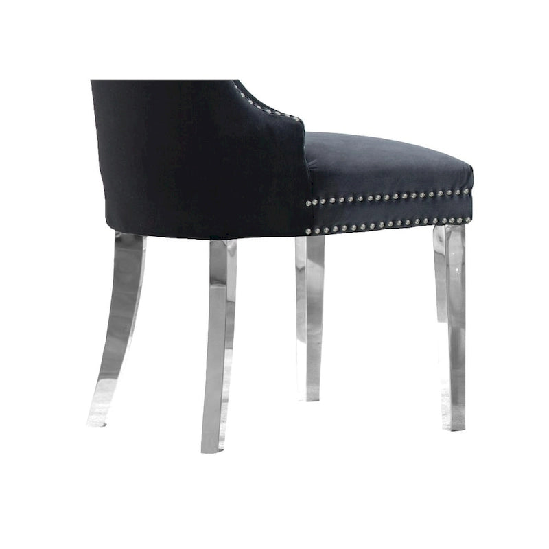 Chaises de salle à manger capitonnées (lot de 2)