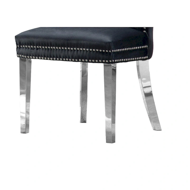 Chaises de salle à manger capitonnées (lot de 2)
