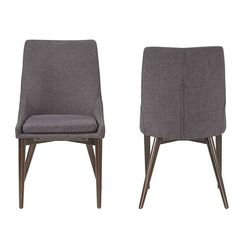 Chaises de salle à manger "Barrel-back" du milieu du siècle (lot de 2)