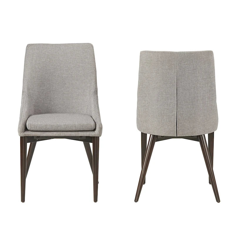 Chaises de salle à manger "Barrel-back" du milieu du siècle (lot de 2)