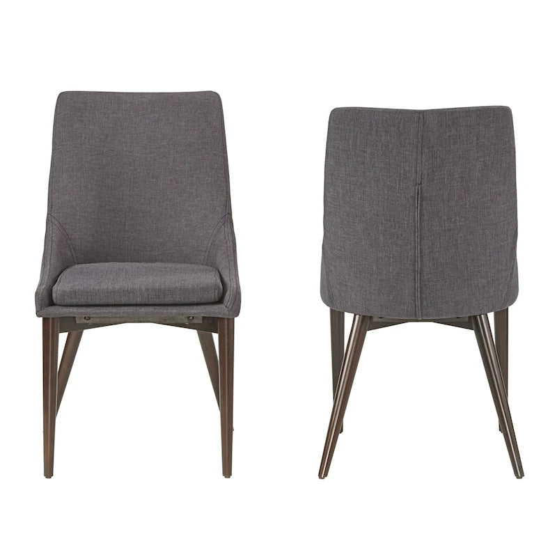 Chaises de salle à manger "Barrel-back" du milieu du siècle (lot de 2)