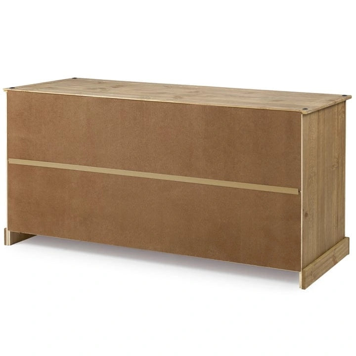 Buffet campagnard en bois de 65 po