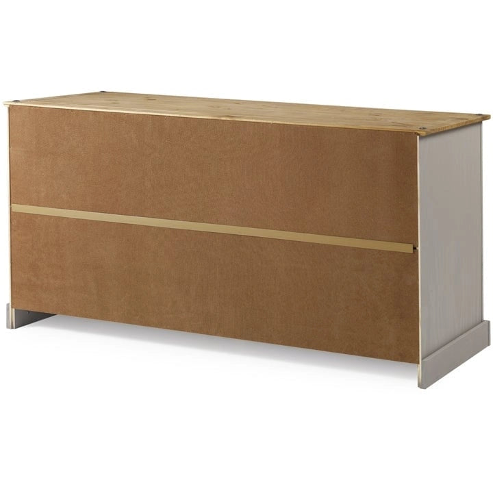 Buffet campagnard en bois de 65 po