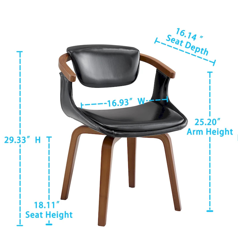 Chaise de salle à manger pivotante moderne avec assise rembourrée, rotation à 360° pour la cuisine et le salon