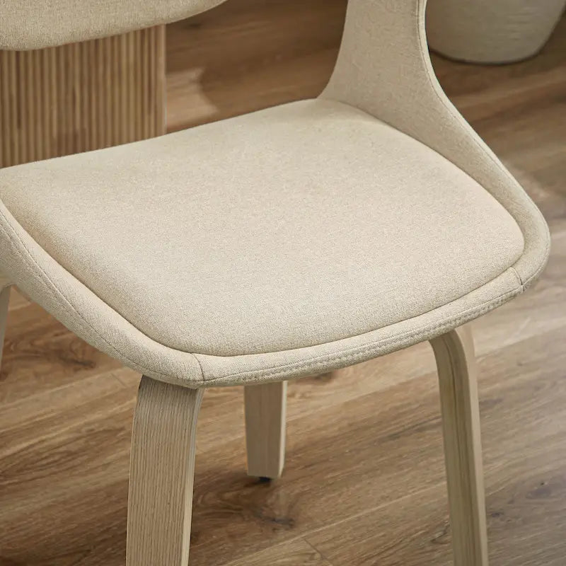 Chaise de salle à manger pivotante moderne avec assise rembourrée, rotation à 360° pour la cuisine et le salon