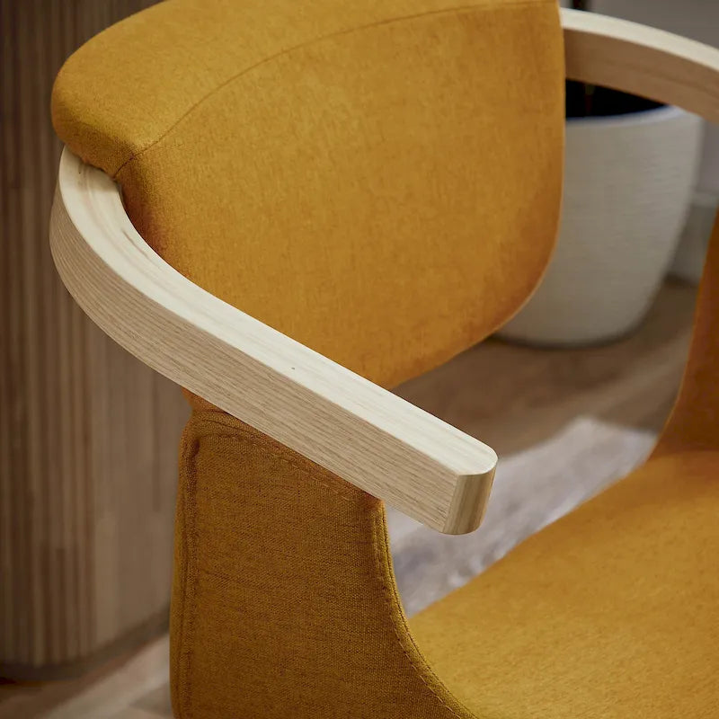 Chaise de salle à manger pivotante moderne avec assise rembourrée, rotation à 360° pour la cuisine et le salon