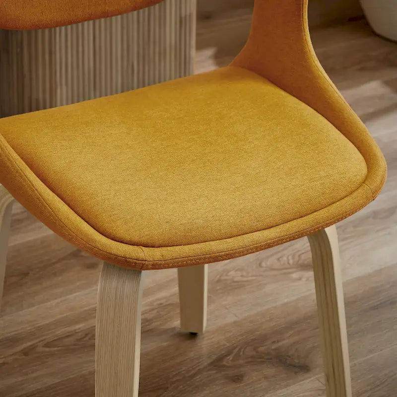 Chaise de salle à manger pivotante moderne avec assise rembourrée, rotation à 360° pour la cuisine et le salon