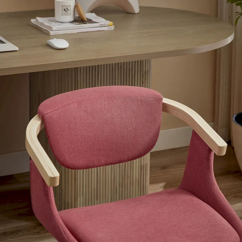 Chaise de salle à manger pivotante moderne avec assise rembourrée, rotation à 360° pour la cuisine et le salon