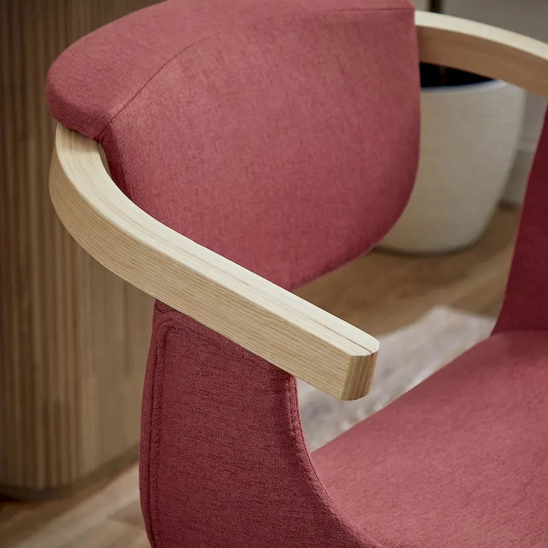 Chaise de salle à manger pivotante moderne avec assise rembourrée, rotation à 360° pour la cuisine et le salon