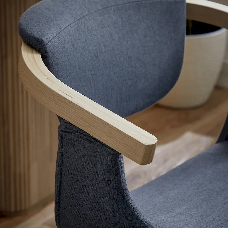 Chaise de salle à manger pivotante moderne avec assise rembourrée, rotation à 360° pour la cuisine et le salon