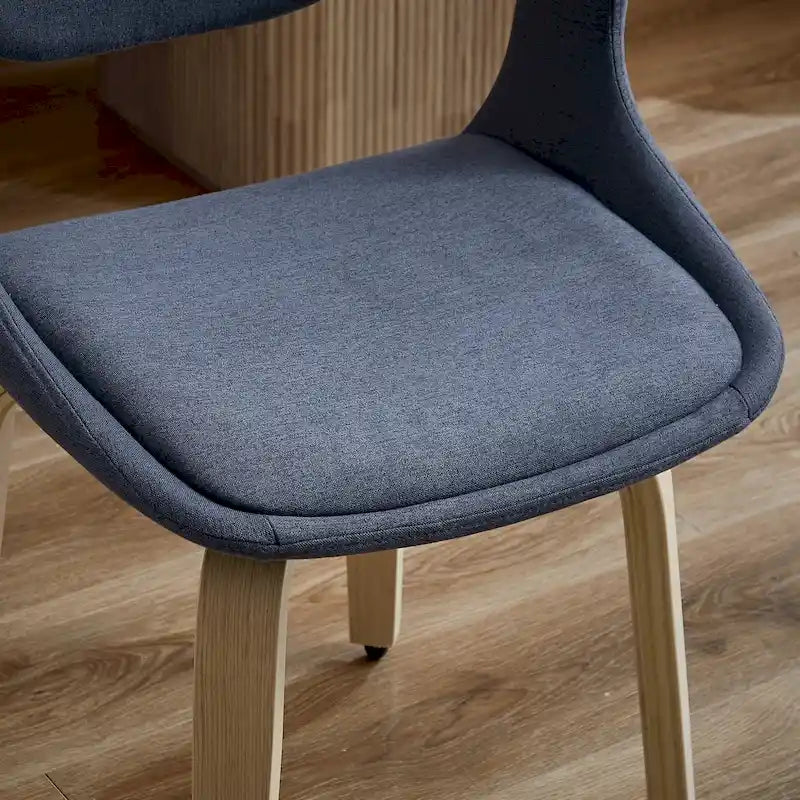Chaise de salle à manger pivotante moderne avec assise rembourrée, rotation à 360° pour la cuisine et le salon