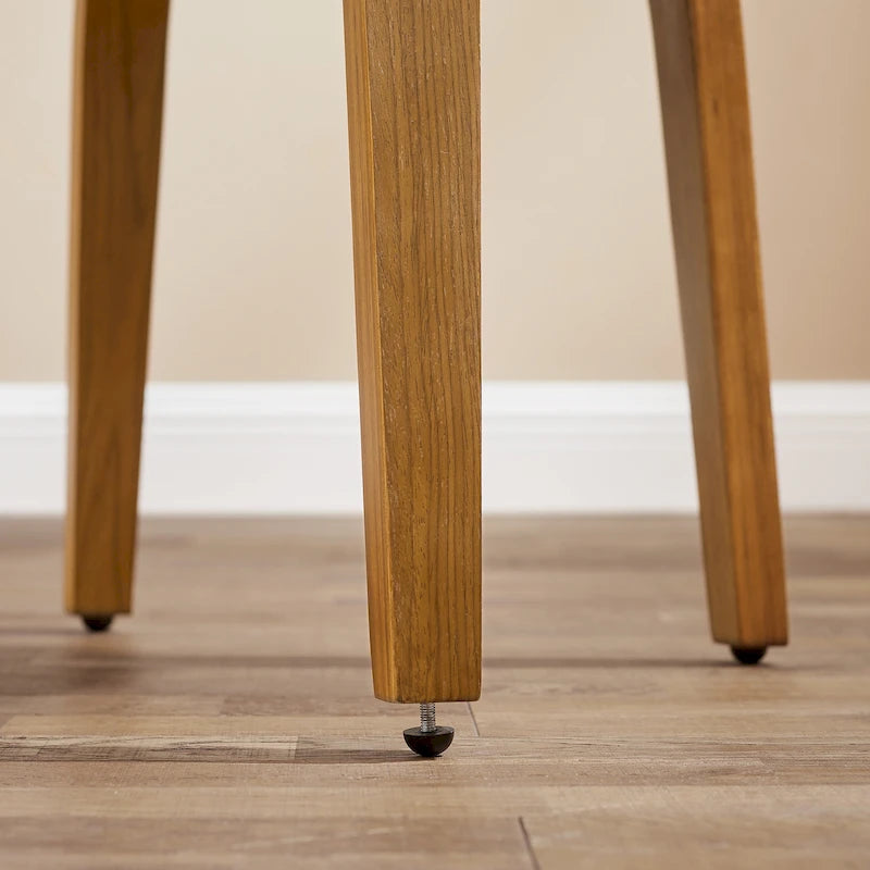 Chaise de salle à manger pivotante moderne avec assise rembourrée, rotation à 360° pour la cuisine et le salon