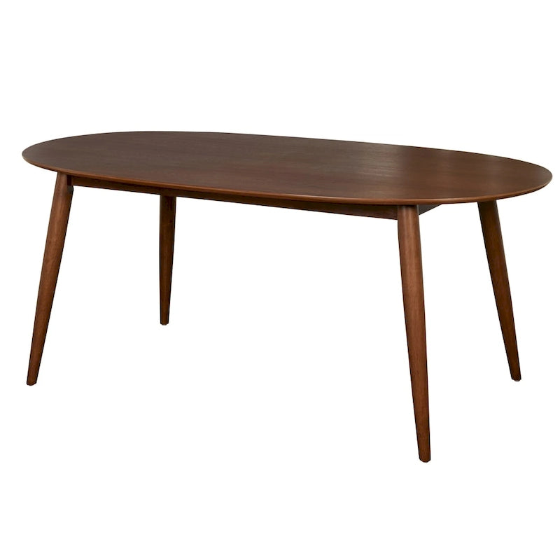 Table de salle à manger de style fermier pour 4 à 6 personnes, pieds en bois massif, cuisine et salle à manger