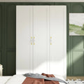 Armoire Penderie Étagères Tringle Portes Meuble de Rangement pour Placard