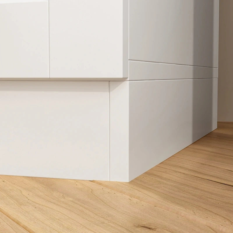 Armoire Penderie Étagères Tringle Portes Meuble de Rangement pour Placard