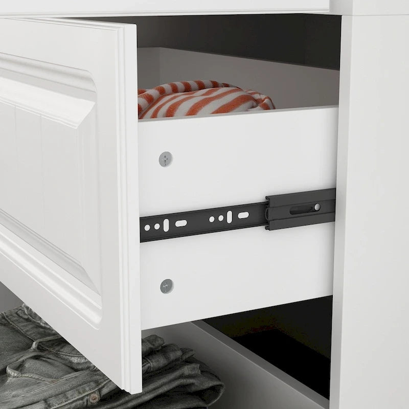 93.9H/74.2H Armoires Penderie Placard Rangement avec Tiroirs