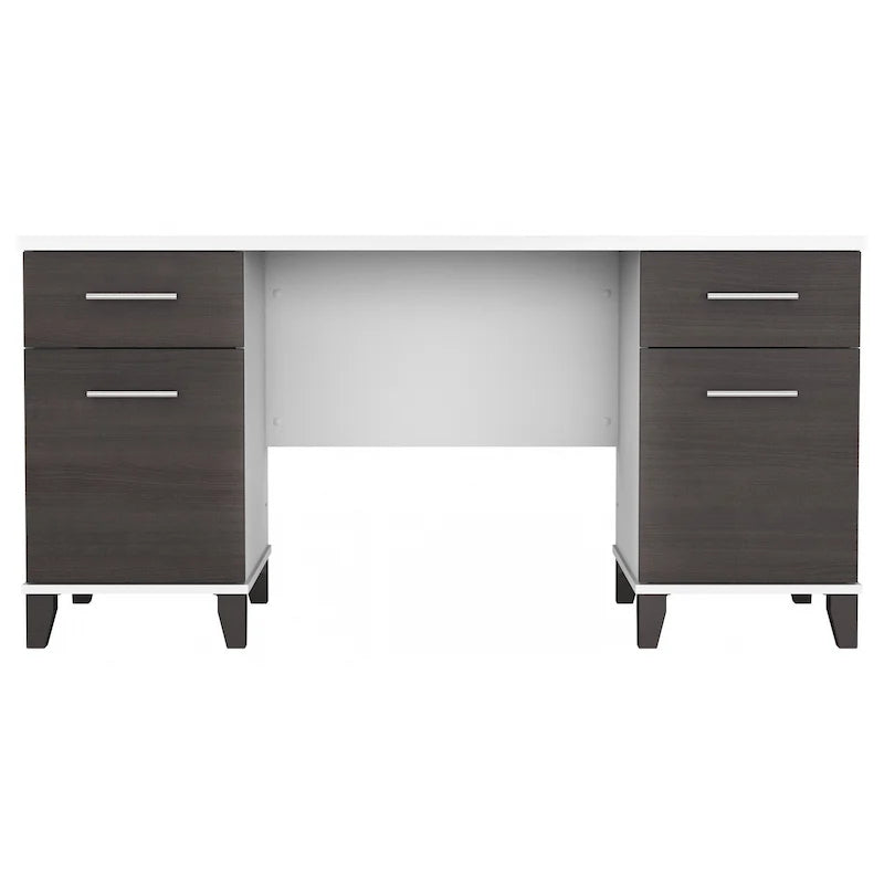 Bureau d'ordinateur avec tiroirs