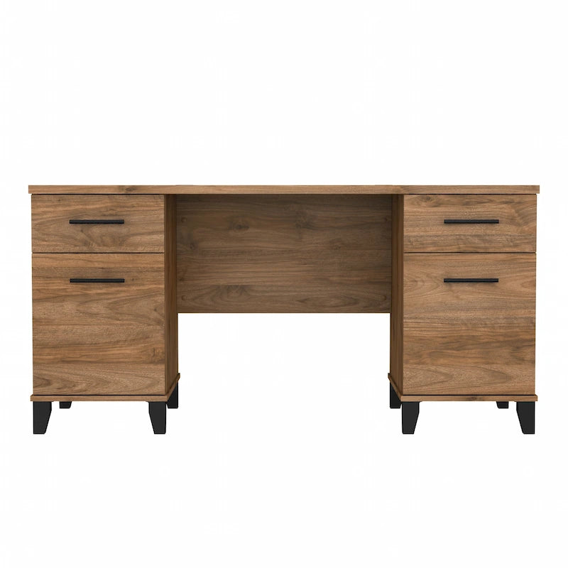 Bureau d'ordinateur avec tiroirs