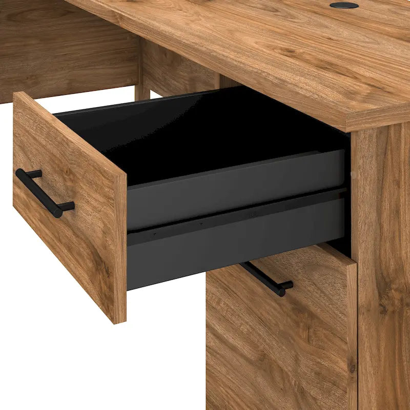 Bureau d'ordinateur avec tiroirs
