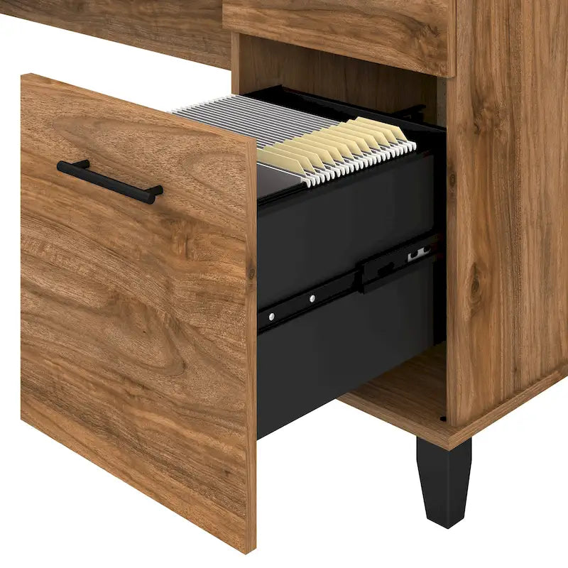 Bureau d'ordinateur avec tiroirs