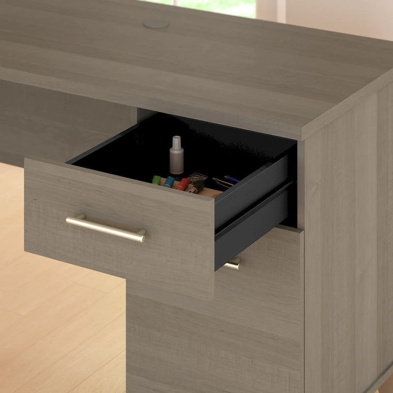 Bureau d'ordinateur avec tiroirs