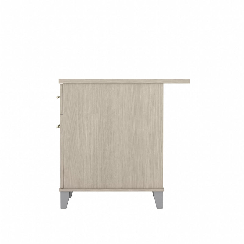Bureau d'ordinateur avec tiroirs