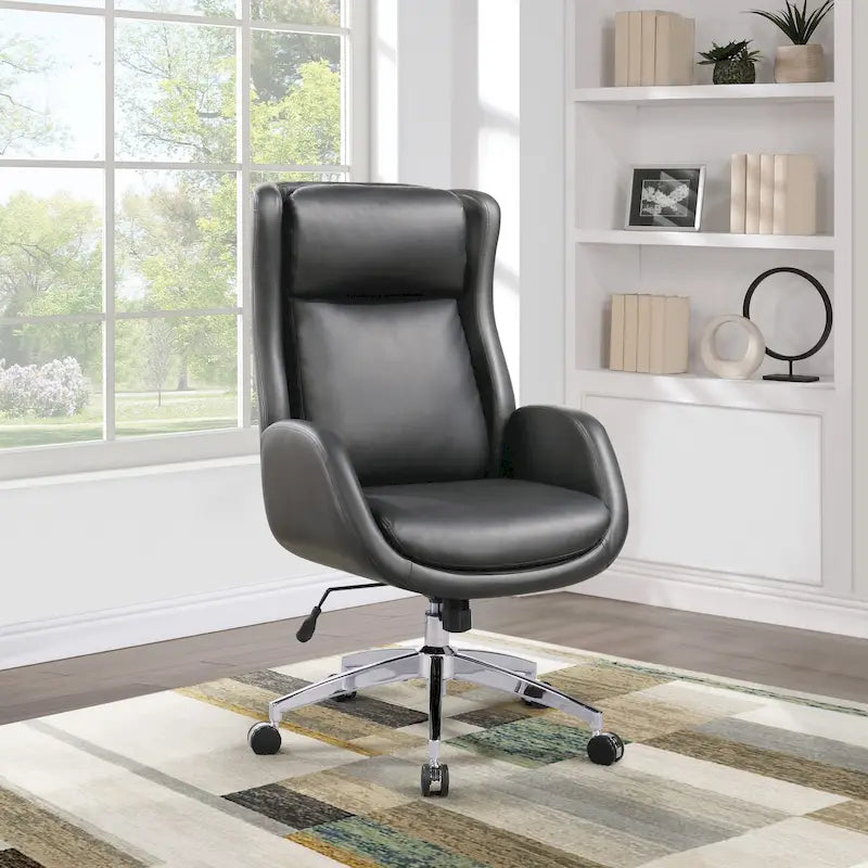 Chaise de bureau en similicuir