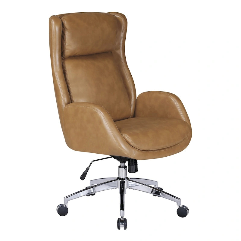 Chaise de bureau en similicuir