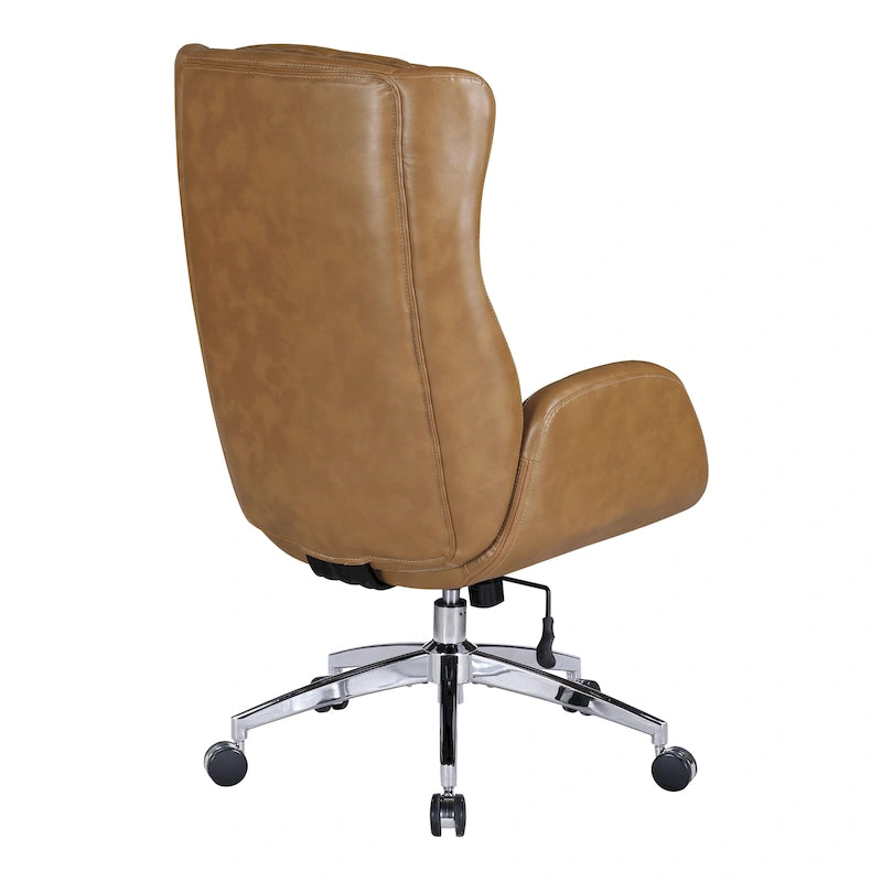 Chaise de bureau en similicuir