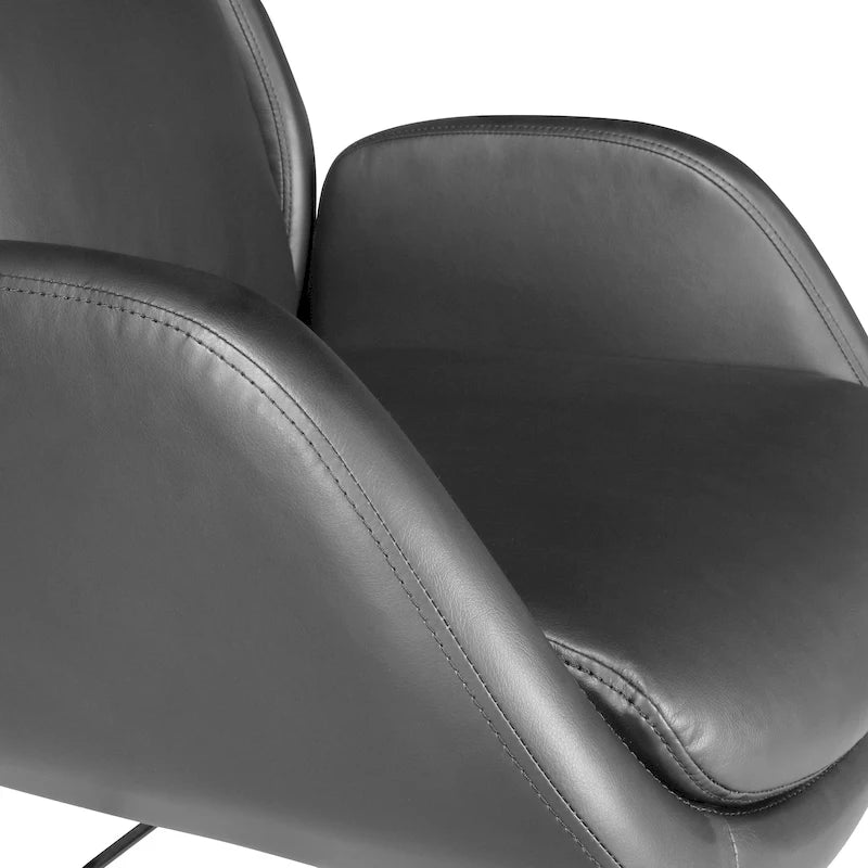 Chaise de bureau en similicuir