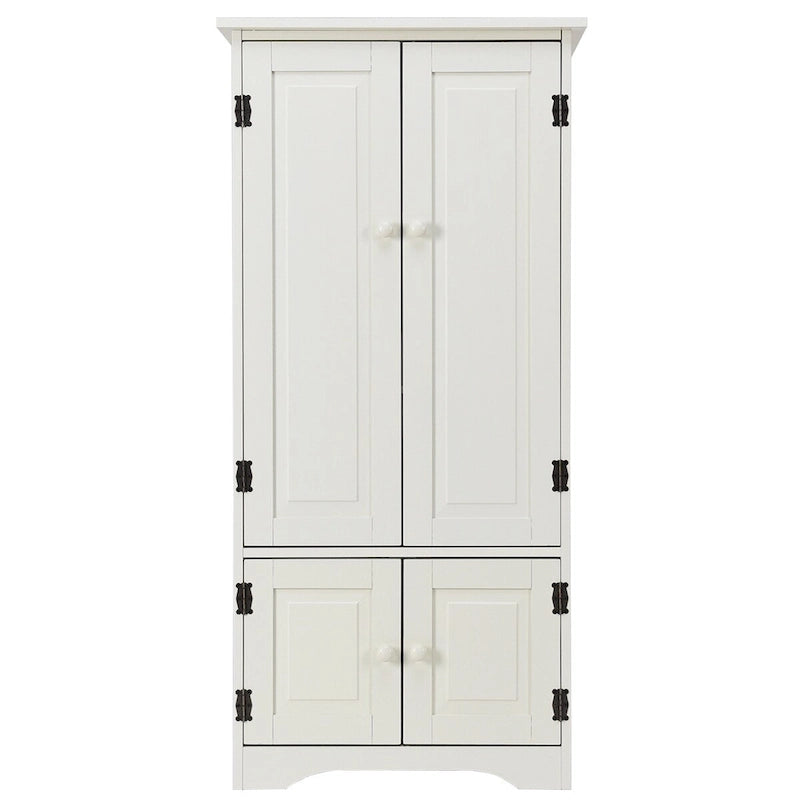 Armoire de rangement avec étagères réglables