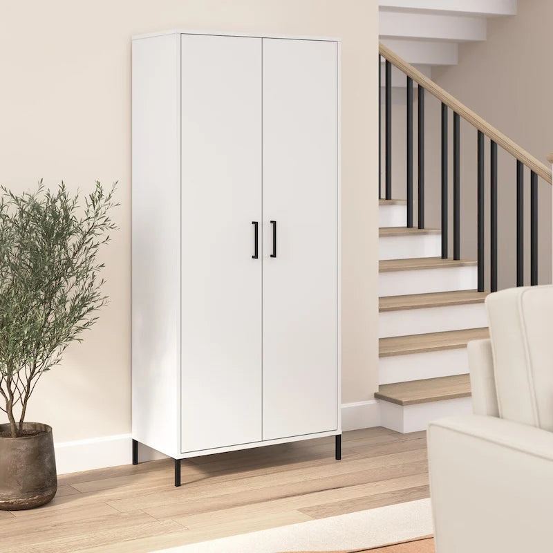 Armoire haute de rangement avec portes
